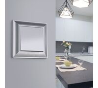 Перекрестный переключатель одноклавишный (серебряный) / W1113006