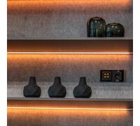 Розетка с заземлением (черный матовый) / W1171008