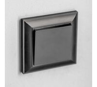 Перекрестный переключатель одноклавишный (черный матовый) / W1113008