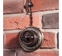 Рамка на 1 пост Retro (бронза, Antik Runda) / WL70-frame-01