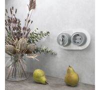 Рамка на 2 поста (белый, Favorit Runda) / WL21-frame-02