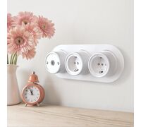 Розетка с заземлением Retro (белый) / W5671001