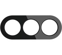 Рамка на 3 поста (черный, Favorit Runda) / WL21-frame-03