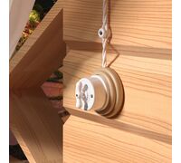 Переключатель одноклавишный Retro (белый) / W5612001