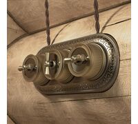 Переключатель одноклавишный Retro (Бронзовый) / W5712012