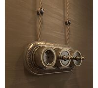 Переключатель одноклавишный Retro (Бронзовый) / W5712012