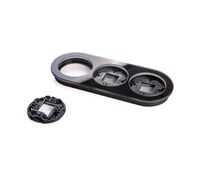 Рамка на 3 поста (черный, Favorit Runda) / WL21-frame-03