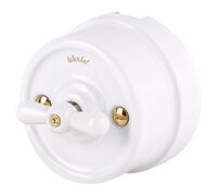 Винты для накладного выключателя 3шт. (золото) Ретро / WL18-21-01