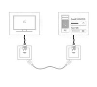 Розетка HDMI (черный матовый) / W1186008