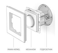 Диммер (шампань рифленый) / W1142010