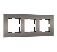 Рамка на 3 поста (бронза матовый, Slab) / W0032963