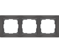 Рамка на 3 поста (серо-коричневый, Basic) / WL03-Frame-03