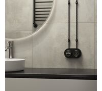 Розетка с заземлением (черный) Ретро / W5671008