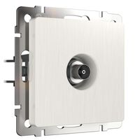 ТВ-розетка оконечная (перламутровый рифленый) / W1183013