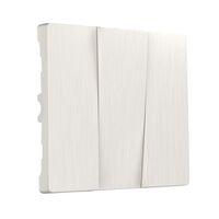 Набор клавиш для выключателя трехклавишного (перламутровый рифленый) / W1139013