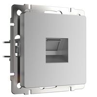 Розетка Ethernet RJ-45 (серебряный) / W1181006