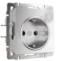 Розетка Wi-Fi (серебряный) / W1171606