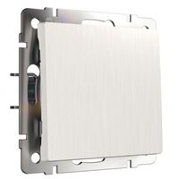 Выключатель одноклавишный проходной (перламутровый рифленый) / W1112013