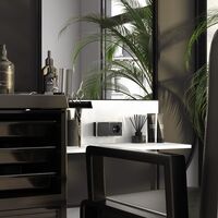 Выключатель одноклавишный Gallant (черный/хром) / W5010035