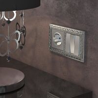 Набор клавиш для выключателя трехклавишного (cеребряный рифленый) / W1139009