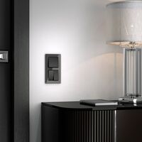 Рамка на 2 поста (черный, Favorit) / W0021108