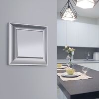 Выключатель одноклавишный (серебряный) / W1110006