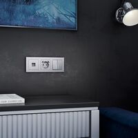 Розетка Ethernet RJ-45 (серебряный) / W1181006