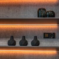 Розетка с заземлением, безвинтовой зажим (черный матовый) / W1171308