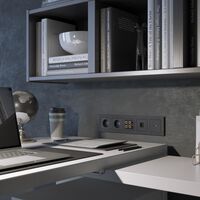 Акустическая розетка (черный, Hammer) / W1285008