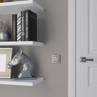 Набор клавиш для выключателя трехклавишного (серебряный, Hammer) / W1239006