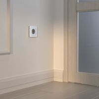 Рамка на 1 пост (серебряный, Hammer) / W0012406