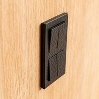 Рамка на 2 поста (черный, Hammer) / W0022408