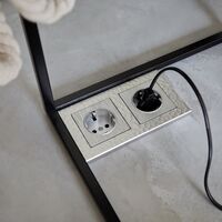 Рамка на 2 поста (серебряный, Hammer) / W0022406