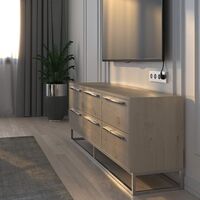 Рамка на 4 поста (серебряный, Hammer) / W0042406