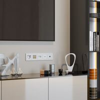 Рамка на 5 постов (белый, Hammer) / W0052401