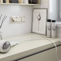 Выключатель одноклавишный с подсветкой (слоновая кость) / W1110103