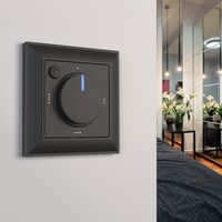 Терморегулятор электромеханический для теплого пола (черный) / W1151108