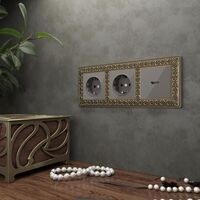 Рамка на 3 поста (бронза, Antik) / W0031512