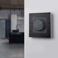 Рамка на 1 пост (черный, Aluminium) / W0011708