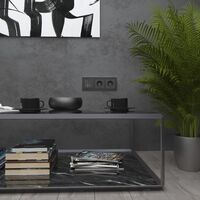 Рамка на 3 поста (черный, Aluminium) / W0031708