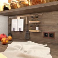 Рамка на 2 поста (коричневый алюминий, Aluminium) / W0021714