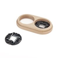 Рамка на 2 поста (светлый бук, Legend) / W0025224