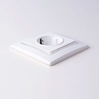 Рамка на 1 пост (белый, Basic) / W0012001