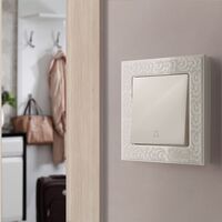 Кнопка звонка (слоновая кость) / WL03-04-01