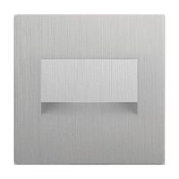 Накладка для двойной розетки Еthernet RJ-45 (серебряный рифленый) / WL09-RJ45+RJ45-CP