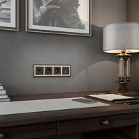 Накладка для розетки IP20 (бронзовый) / W1179012