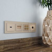 Накладка для розетки HDMI (шампань) / WL11-HDMI-CP