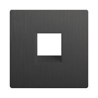 Накладка для RJ11 (графит рифленый) / WL04-RJ-11-CP