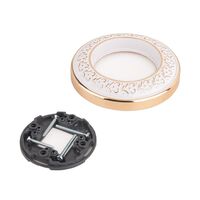 Рамка на 1 пост Retro (белое золото, Antik Runda) / WL70-frame-01