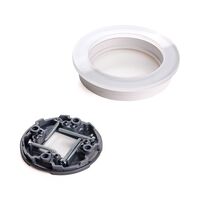 Рамка на 1 пост (белый, Favorit Runda) / WL21-frame-01